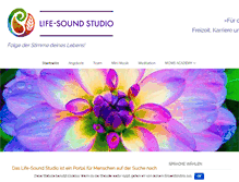 Tablet Screenshot of life-sound-studio.com